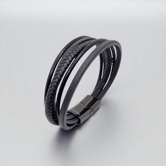 Pulsera en cuero 5 hebras