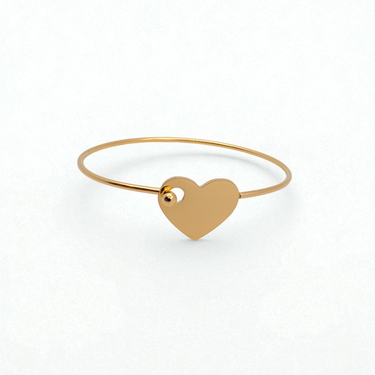 Brazalete corazón personalizada