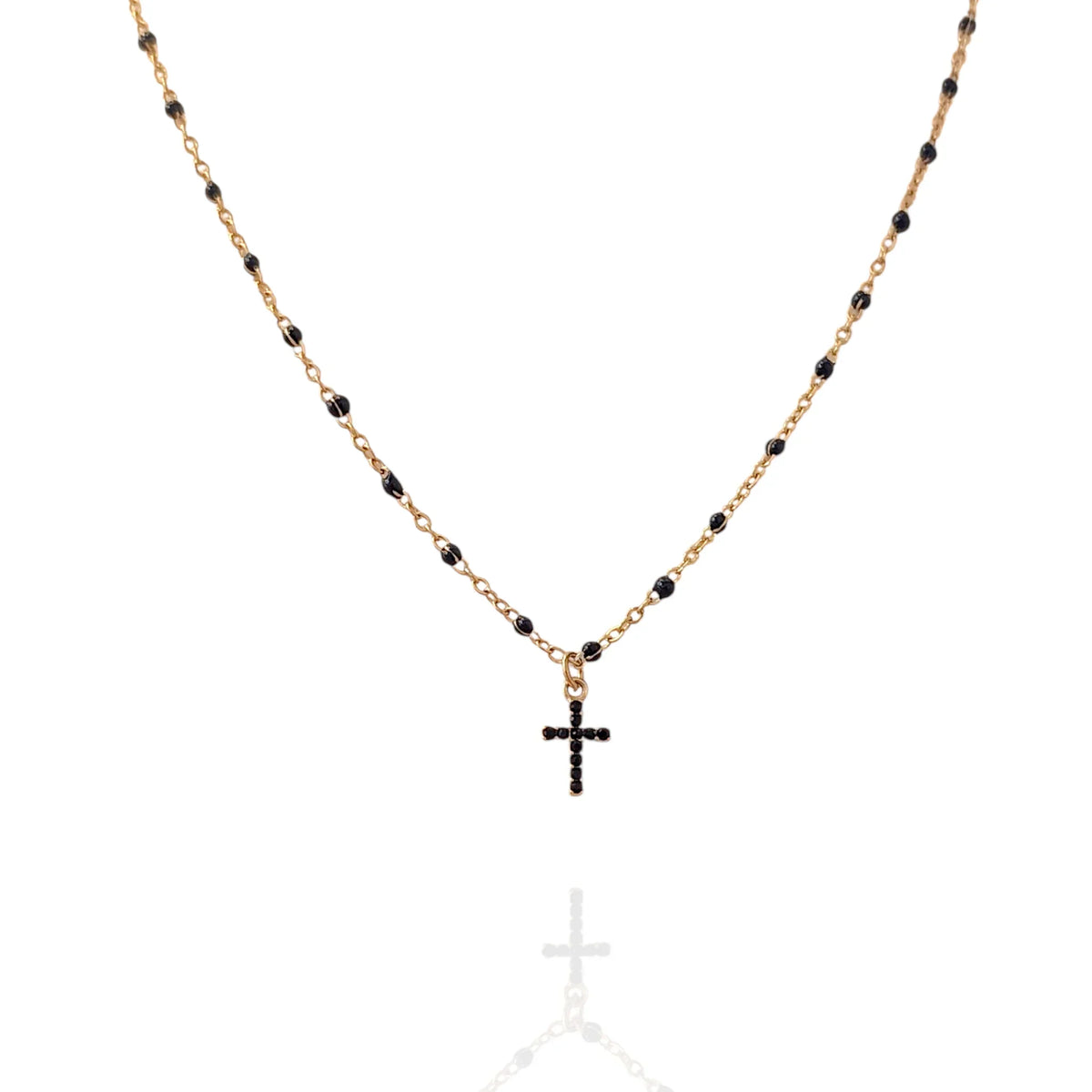 Cross Necklace (Gold) 