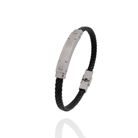 Pulsera fina en cuero