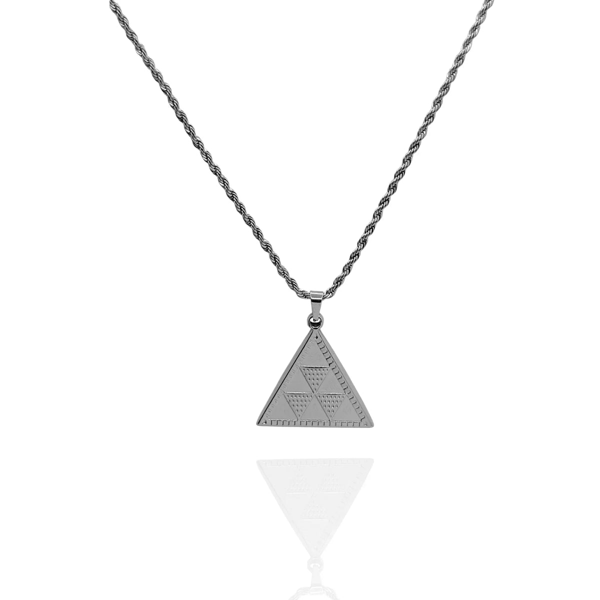 Colgante Pintadera Triangulo