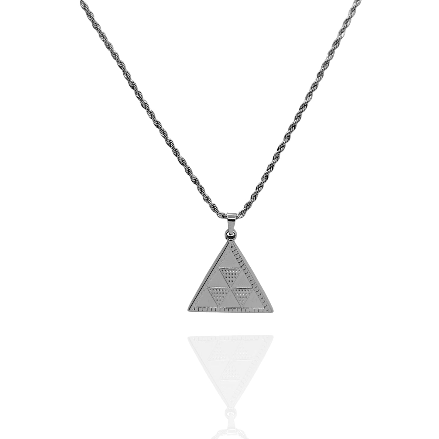 Colgante Pintadera Triangulo