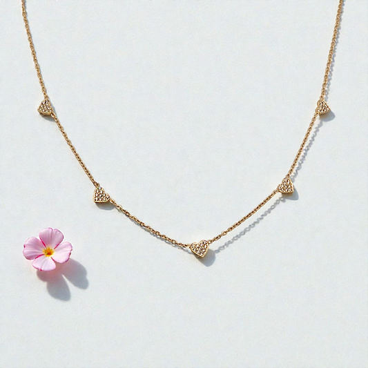 Colgante choker Corazón