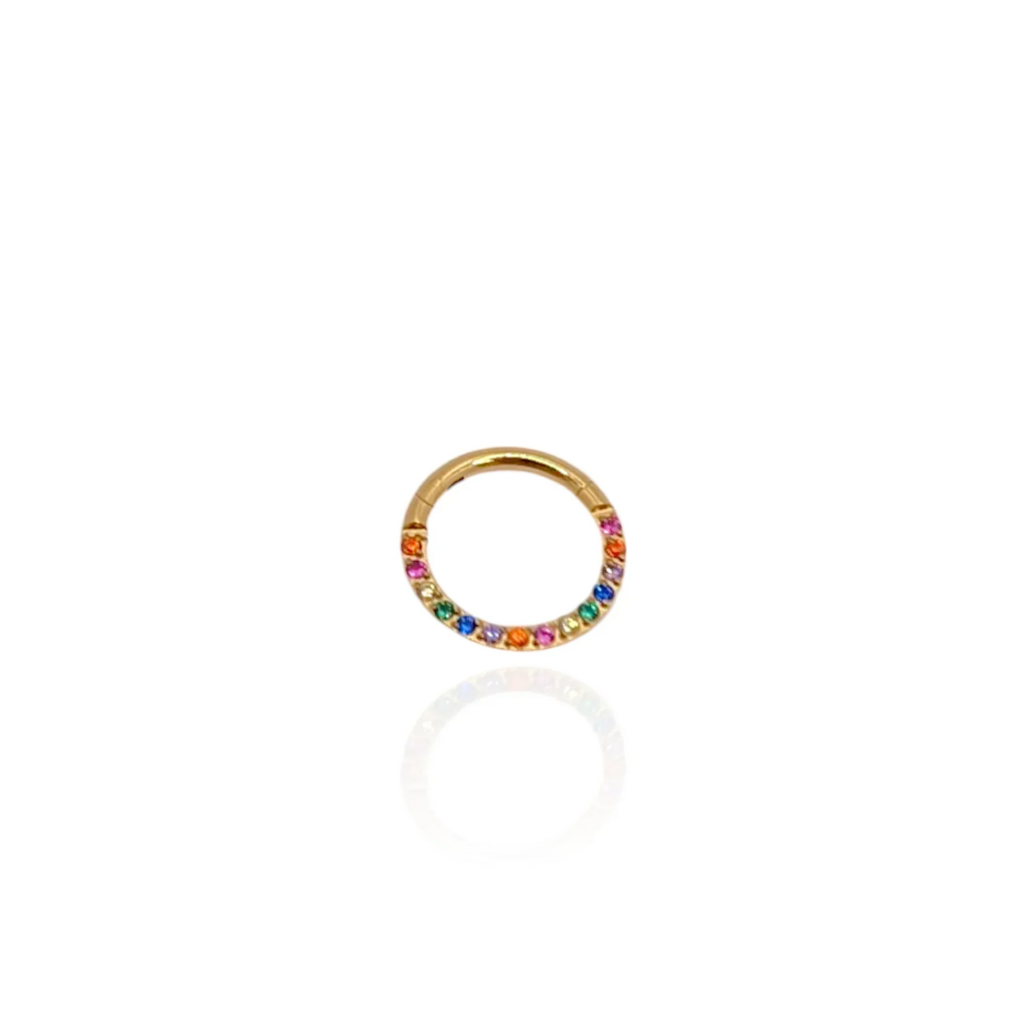 Pendiente Piercing Aros Iris