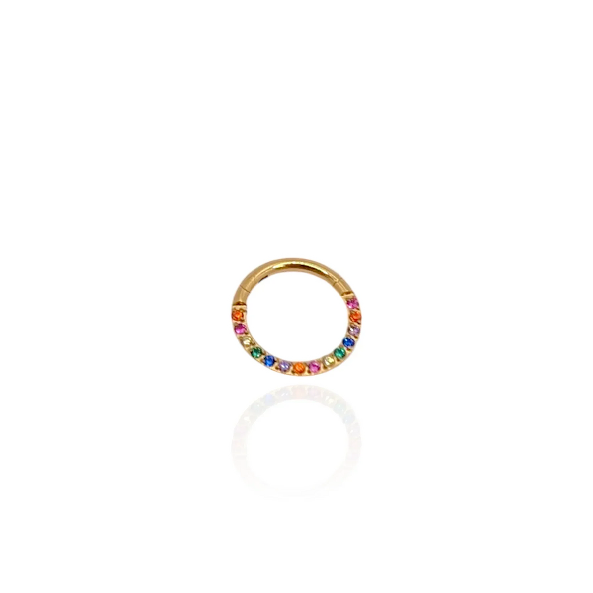 Pendiente Piercing Aros Iris