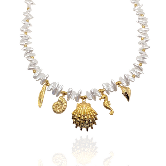 Ariel Necklace (Pearls)