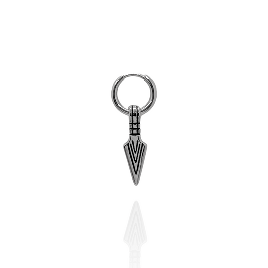 Pendiente para hombre en acero inoxidable