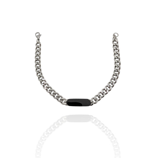 Pulsera de Acero Inoxidable Personalizable para Hombre