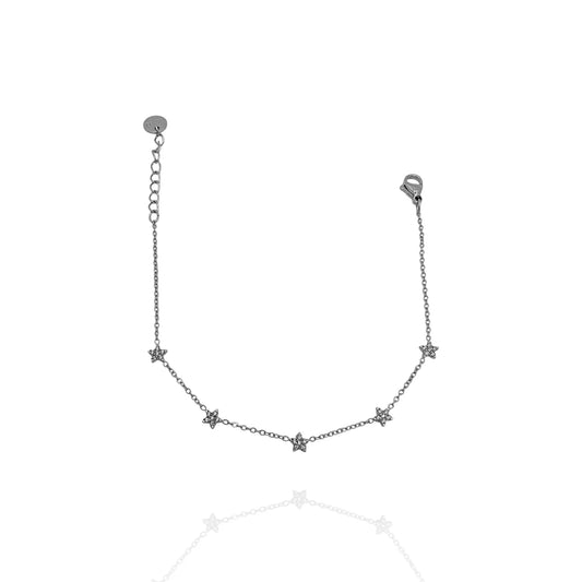 Pulsera fina Estrellitas con zircones