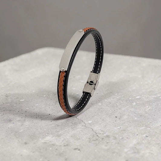 Pulsera cuera personalizada