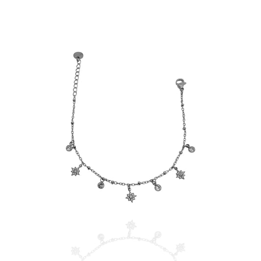 Pulsera fina Sky con zircones