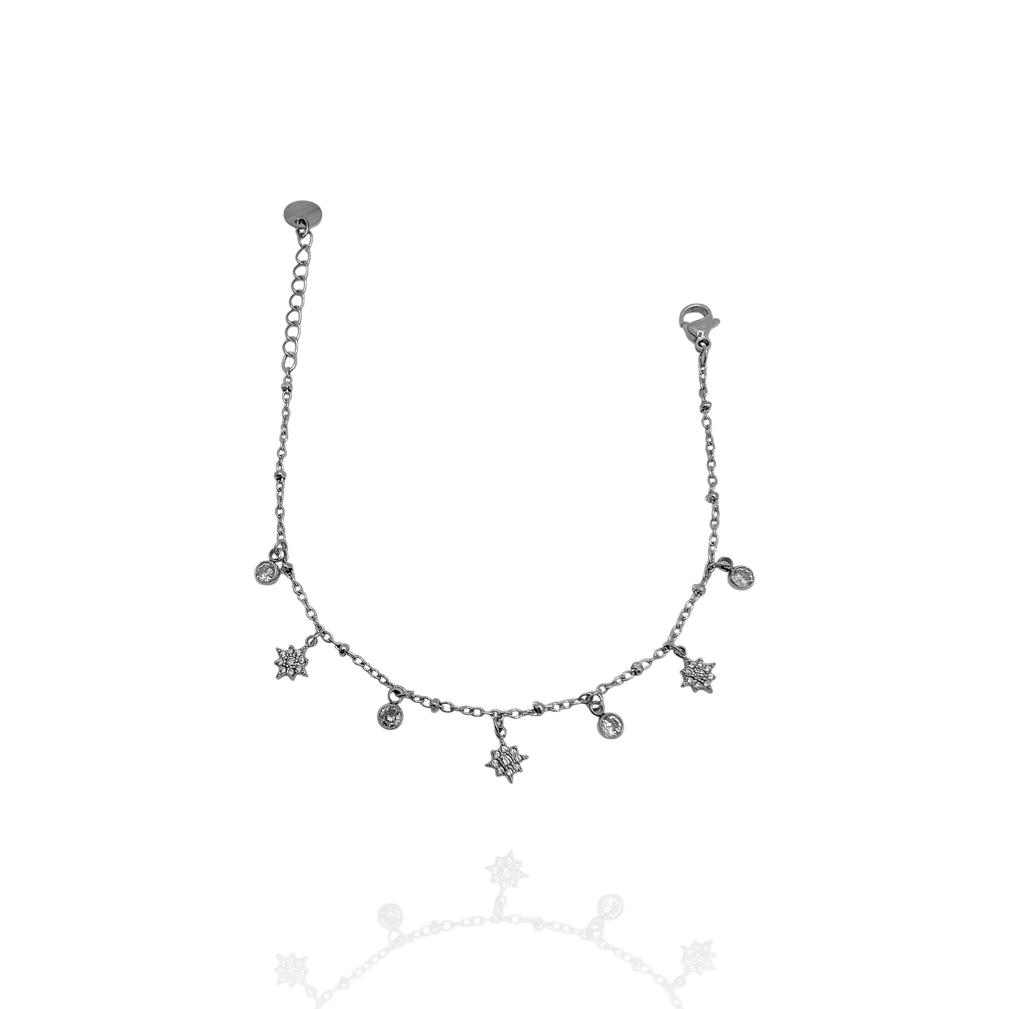 Pulsera fina Sky con zircones