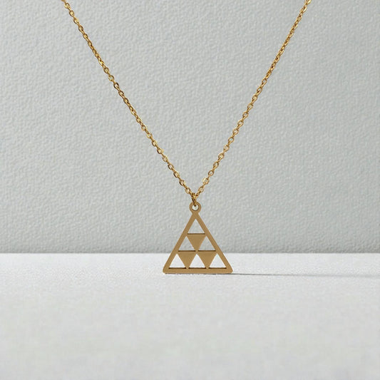 Colgante Pintadera Triangular