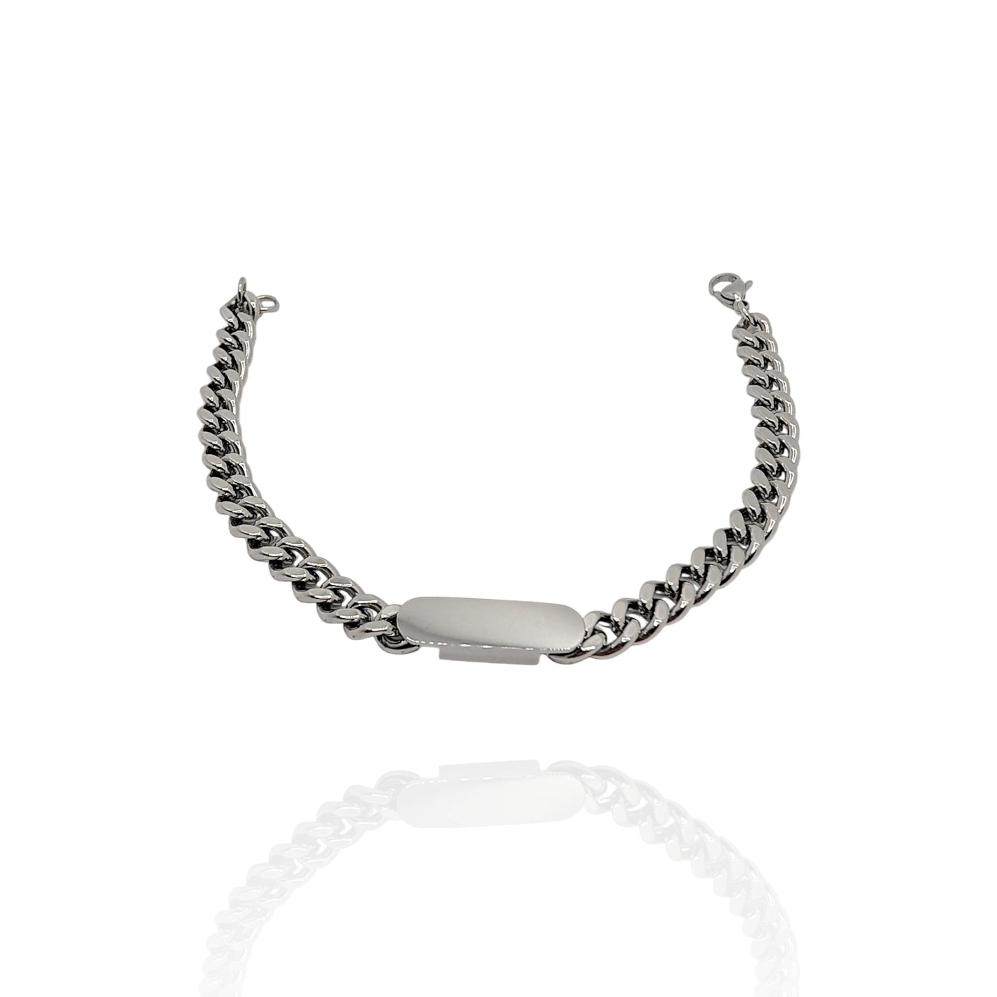 Pulsera de Acero Inoxidable Personalizable para Hombre