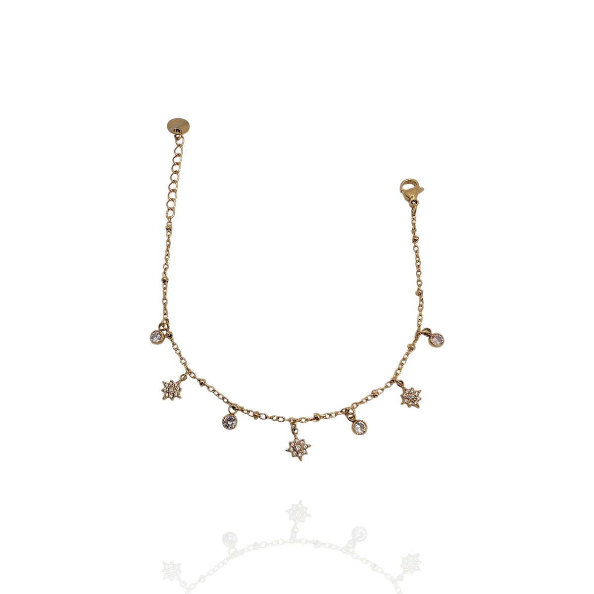 Pulsera fina Sky con zircones