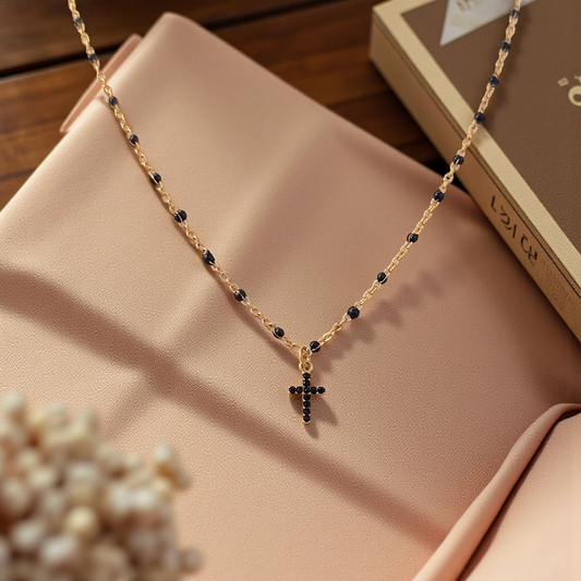 Cross Necklace (Gold) 