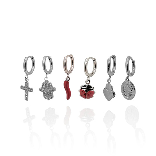 Pendientes Cali (Plateado)