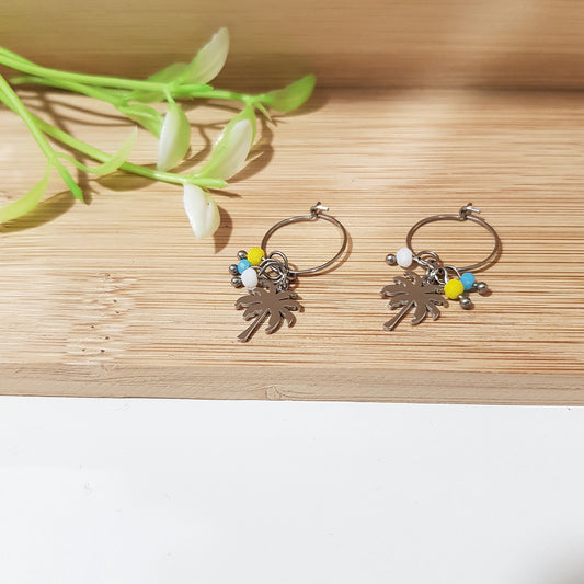 Pendientes Aros Palmera