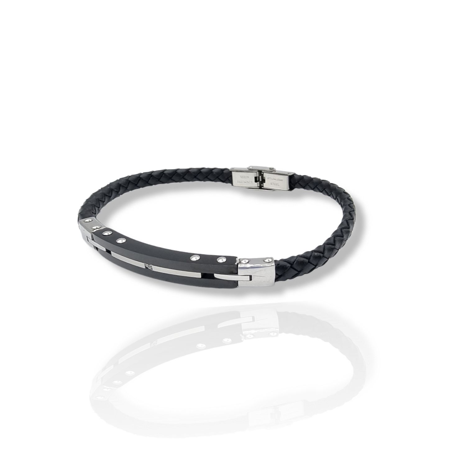 Leather Bracelet #25 (Black)