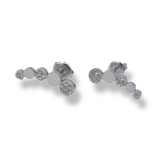 Snow Earrings  (Silver)