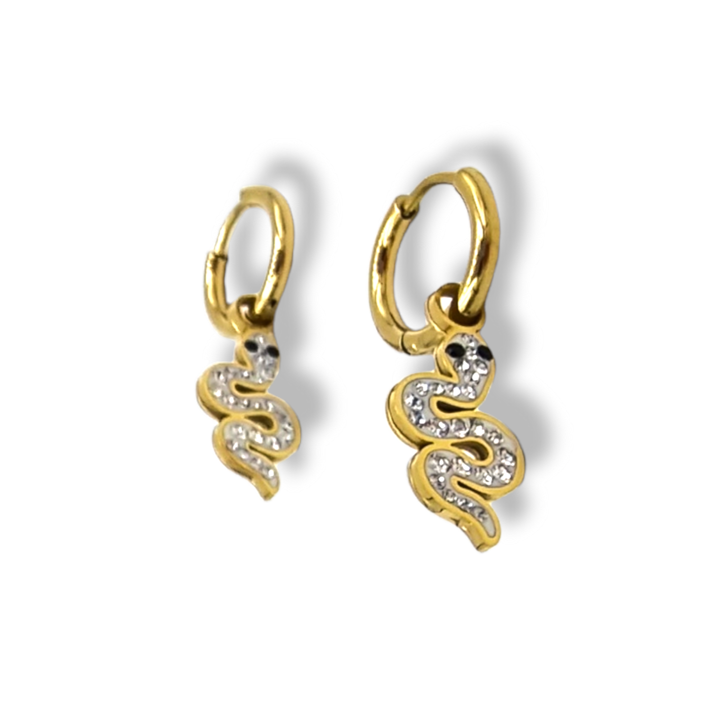 Snack Hoop Earrings (Gold)