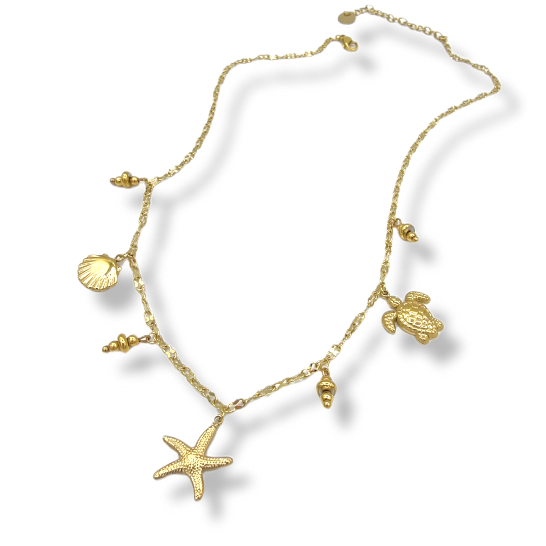Ocean Necklace (Gold)
