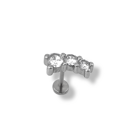 Ice Piercing Earring (Silver)