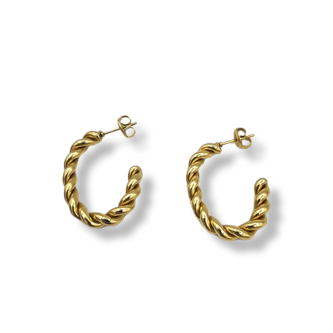 Linda Huggie Earrings (Gold)
