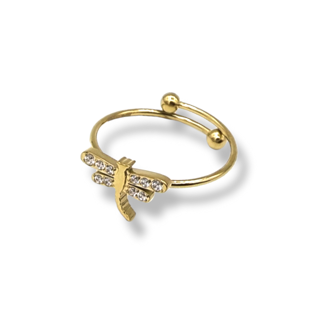 Dragonfly Ring (Gold)