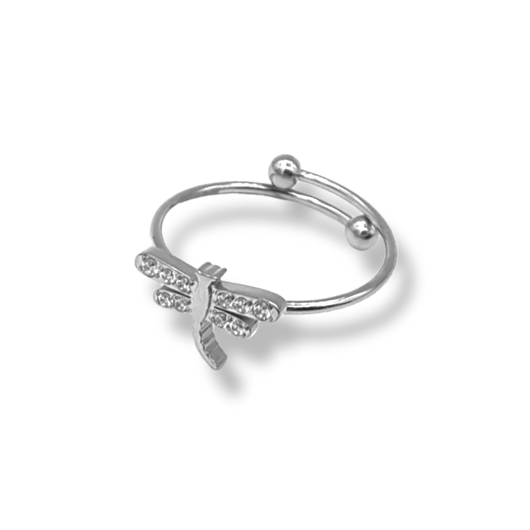 Dragonfly Ring (Silver)