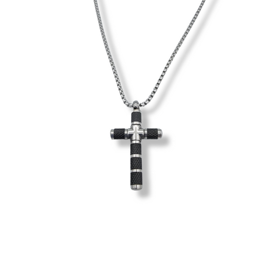 Cross Necklace (Black)