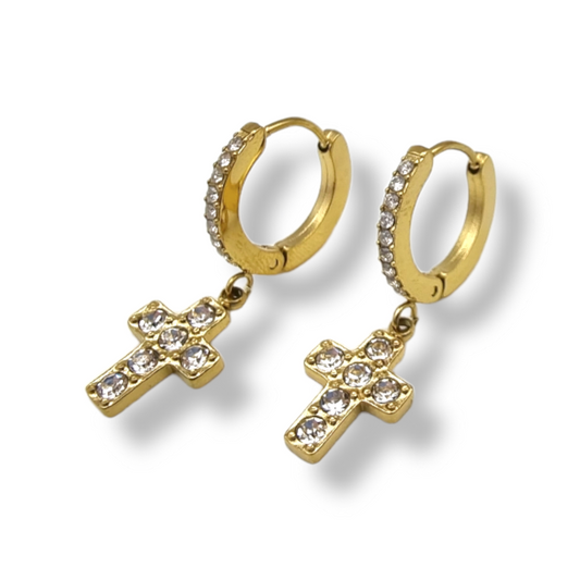 Cross Hope Earrings