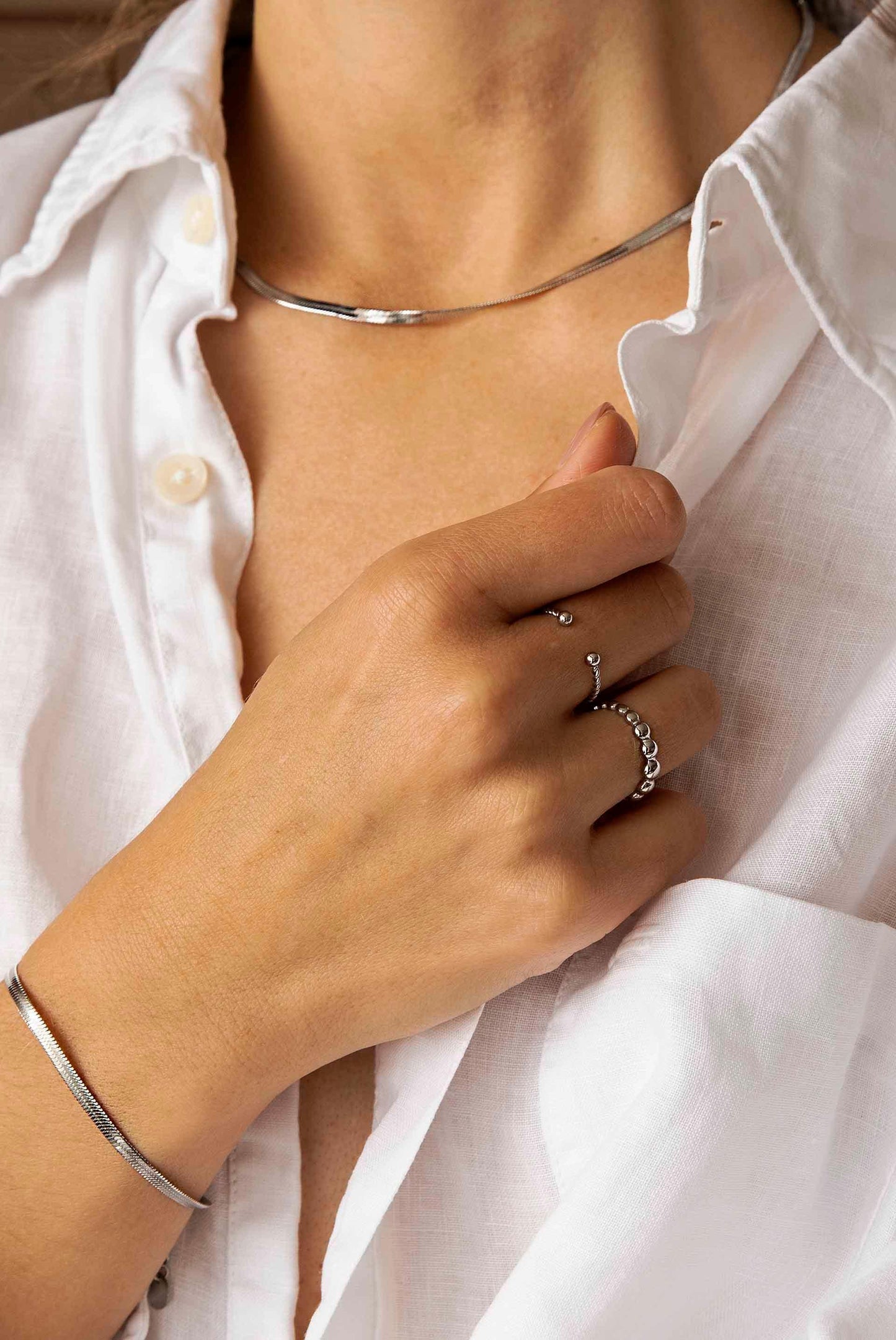 Python Necklace (Silver) 